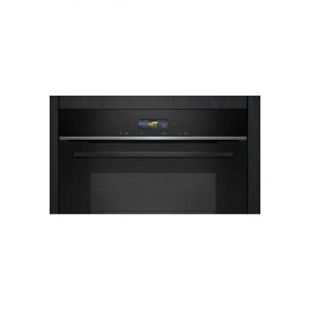 Siemens CE732GXB1 iQ700 Einbau Mikrowelle, 59,4 cm breit, 1000 W, 36 L, mit Grillfunktion, quickstart, TFT Touchdisplay, 10 Automatikprogramme, schwarz