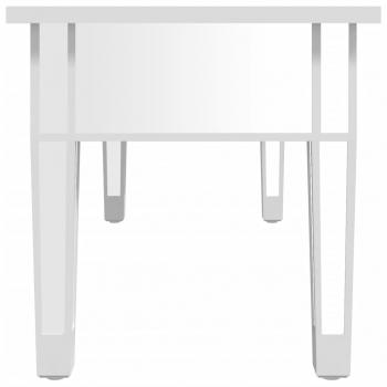 Spiegel-Couchtisch 106x45x45 cm Holzwerkstoff und Glas 