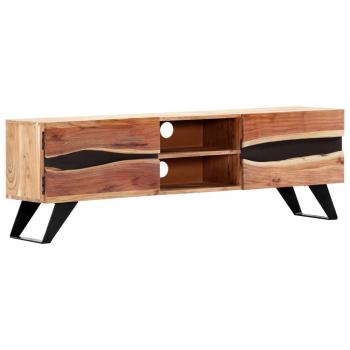 TV-Schrank 140 x 30 x 45 cm Massivholz Akazie