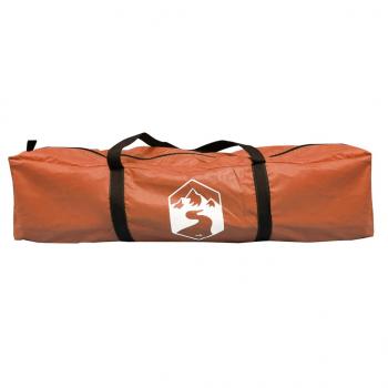 Tipi-Campingzelt 4 Personen Orange Wasserdicht