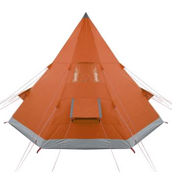 Tipi-Campingzelt 4 Personen Orange Wasserdicht