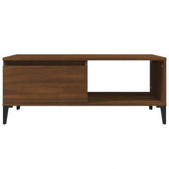 Couchtisch Braun Eichen-Optik 90x50x36,5 cm Holzwerkstoff