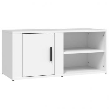 TV-Schrank Weiß 80x31,5x36 cm Holzwerkstoff