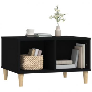 Couchtisch Schwarz 60x50x36,5 cm Holzwerkstoff