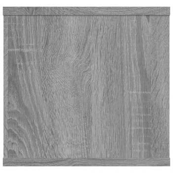 Wandregal Grau Sonoma 102x30x29 cm Holzwerkstoff