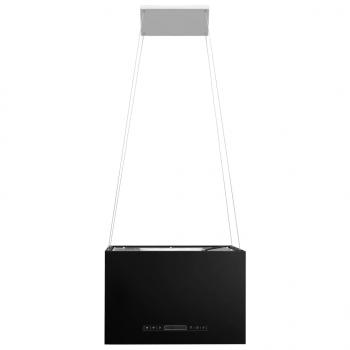 Hängende Inselhaube Touch-Sensor LCD 55 cm Beschichteter Stahl