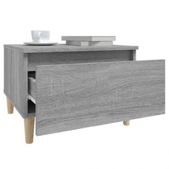 Beistelltisch Grau Sonoma 50x46x35 cm Holzwerkstoff