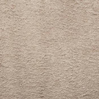 Teppich HUARTE Kurzflor Weich und Waschbar Sandfarben Ø 120 cm