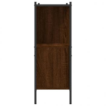 Bücherregal Braun Eichen-Optik 102x28x77,5 cm Holzwerkstoff