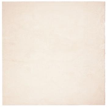 Teppich HUARTE Kurzflor Weich und Waschbar Beige 200x200 cm