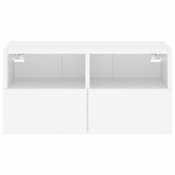 TV-Wandschrank Weiß 60x30x30 cm Holzwerkstoff