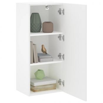 TV-Wandschrank Weiß 40,5x30x90 cm Holzwerkstoff