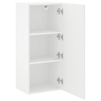 TV-Wandschrank Weiß 40,5x30x90 cm Holzwerkstoff