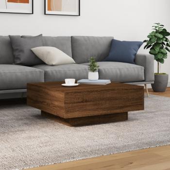 Couchtisch Braun Eichen-Optik 80x80x31 cm Holzwerkstoff