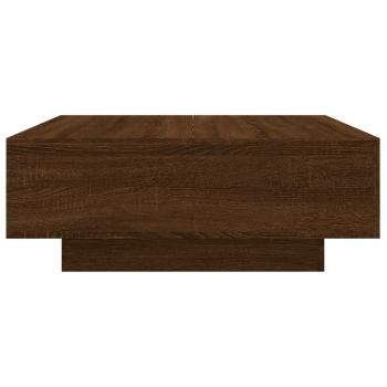 Couchtisch Braun Eichen-Optik 80x80x31 cm Holzwerkstoff