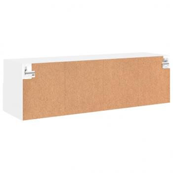 TV-Wandschrank Weiß 100x30x30 cm Holzwerkstoff