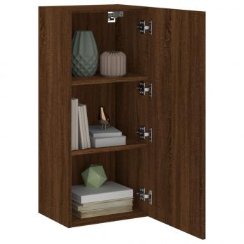 TV-Wandschrank Braun Eiche-Optik 40,5x30x90 cm Holzwerkstoff