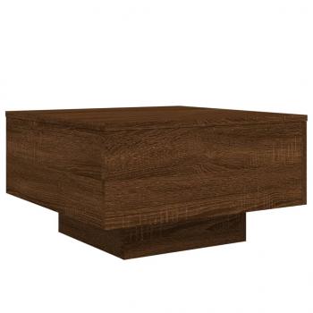 Couchtisch Braun Eichen-Optik 55x55x31 cm Holzwerkstoff