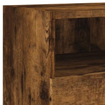 TV-Wandschrank Räuchereiche 80x30x30 cm Holzwerkstoff