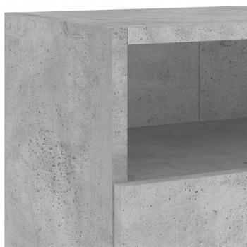 TV-Wandschrank Betongrau 100x30x30 cm Holzwerkstoff