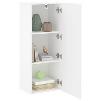 TV-Wandschrank Weiß 40,5x30x102 cm Holzwerkstoff