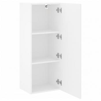 TV-Wandschrank Weiß 40,5x30x102 cm Holzwerkstoff