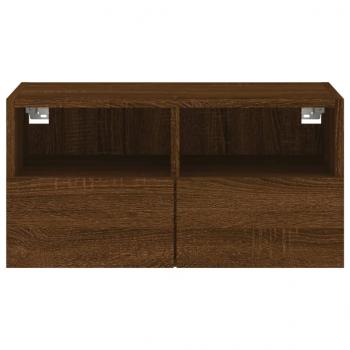 TV-Wandschrank Braun Eiche-Optik 60x30x30 cm Holzwerkstoff