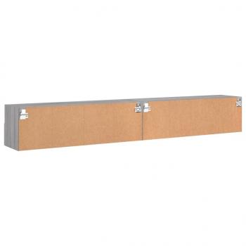 TV-Wandschränke 2 Stk. Grau Sonoma 100x30x30 cm Holzwerkstoff