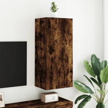 TV-Wandschrank Räuchereiche 40,5x30x90 cm Holzwerkstoff