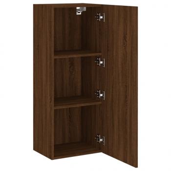 TV-Wandschrank Braun Eiche-Optik 40,5x30x102 cm Holzwerkstoff