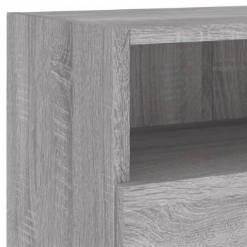 TV-Wandschrank Grau Sonoma 80x30x30 cm Holzwerkstoff