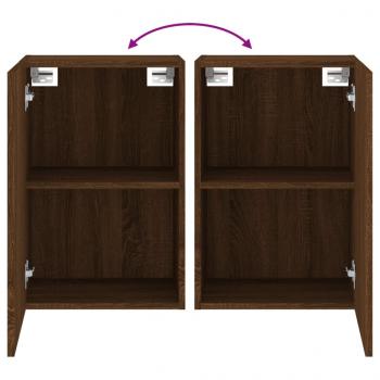 TV-Wandschrank Braun Eiche-Optik 40,5x30x60 cm Holzwerkstoff