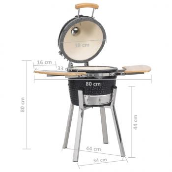 Kamado Grill BBQ Smoker Keramik 81 cm