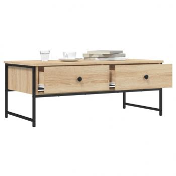 Couchtisch Sonoma-Eiche 101x49x39,5 cm Holzwerkstoff