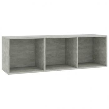 Bücherregal/TV-Schrank Betongrau 36x30x114 cm Holzwerkstoff