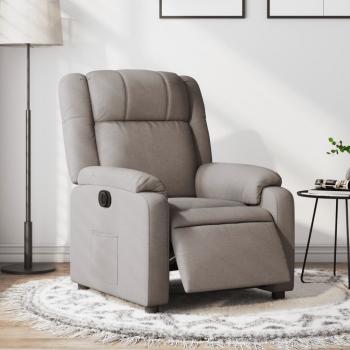 ARDEBO.de - Relaxsessel Elektrisch Taupe Stoff