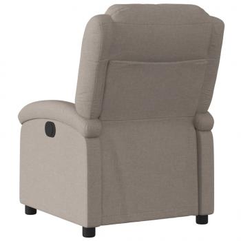 Relaxsessel Elektrisch Taupe Stoff