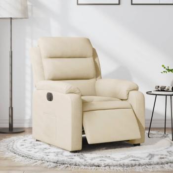 ARDEBO.de - Relaxsessel Elektrisch Creme Stoff