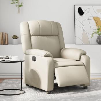 ARDEBO.de - Relaxsessel Elektrisch Creme Kunstleder