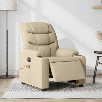 ARDEBO.de - Massagesessel Elektrisch Creme Stoff