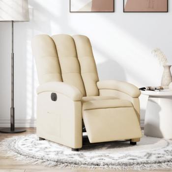 ARDEBO.de - Relaxsessel Elektrisch Creme Stoff