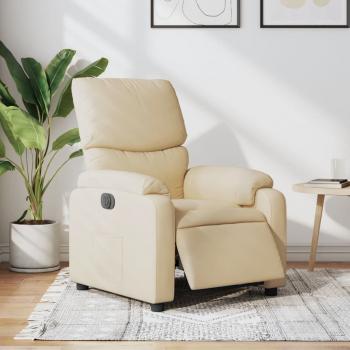 ARDEBO.de - Relaxsessel Elektrisch Creme Stoff