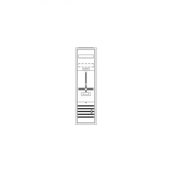 STRIEBEL & JOHN DA17GA Komplettschrank A17 1Z, 1100x300x215mm, 1 Zähler, 63A (2CPX054275R9999)