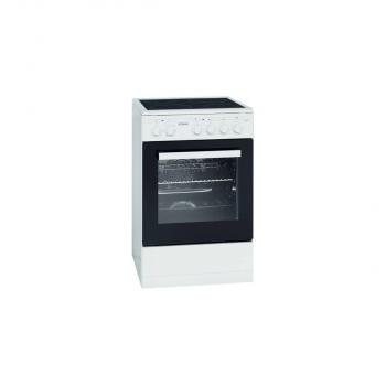 ARDEBO.de Bomann EHC 7939 Stand Elektroherd, 50 cm breit, 43 L, Glaskeramikkochfeld, 9 Backofen-Funktionen, weiß (779390)