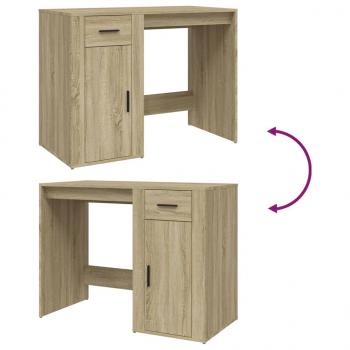 Schreibtisch Sonoma-Eiche 100x49x75 cm Holzwerkstoff