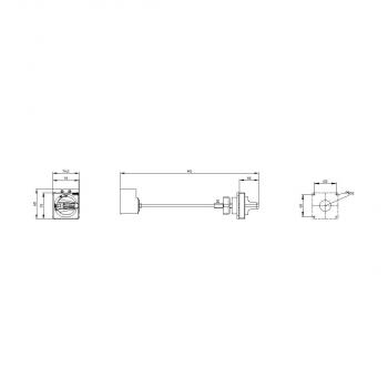 Siemens 3VA9157-0FK25 Türkupplungsdrehantrieb Not-Aus IEC IP65 mit Türverriegelung