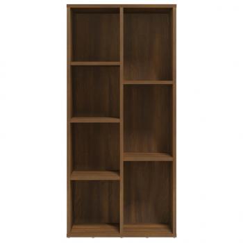 Bücherschrank Braun Eichen-Optik 50x25x106 cm