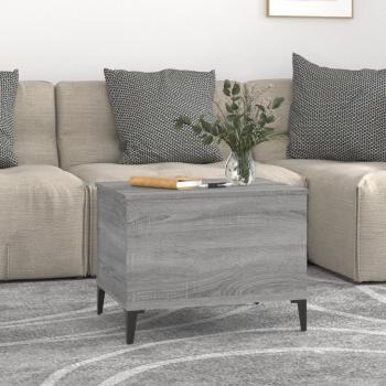 Couchtisch Grau Sonoma 60x44,5x45 cm Holzwerkstoff