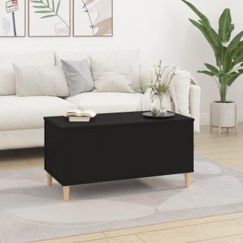 Couchtisch Schwarz 90x44,5x45 cm Holzwerkstoff