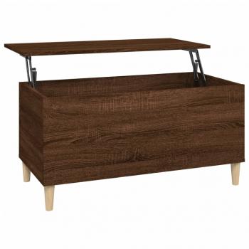 Couchtisch Braun Eichen-Optik 90x44,5x45 cm Holzwerkstoff